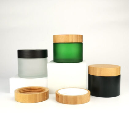 Bamboo Cosmetic Jar