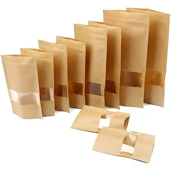 Sachets doypack en kraft brun - Image 2