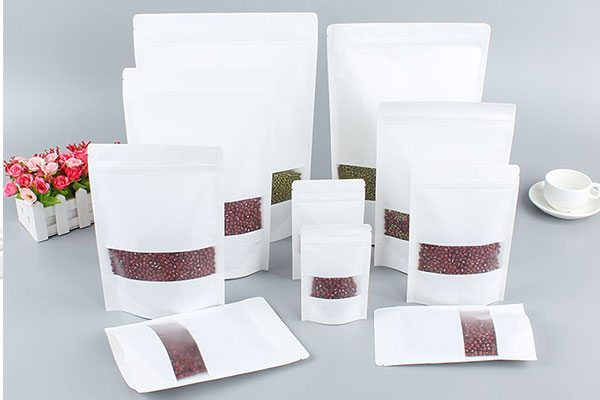 sachets doypack en kraft blanc - Image 3